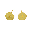 304 Stainless Steel Stud Earring Findings STAS-P370-01E-G-1