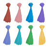 8Pcs 8 Colors PP Doll Wig Hair AJEW-FH0005-15-1