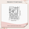 Dial Scale Carbon Steel Cutting Dies Stencils DIY-WH0309-1966-2