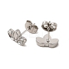 Non-Tarnish 304 Stainless Steel Stud Earring Cabochon Settings X-EJEW-I281-10P-2