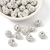 Polymer Clay Rhinestone Beads LS-RB-N006-18-1