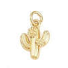 Brass Micro Pave Cubic Zirconia Pendants KK-D258-05G-01-1