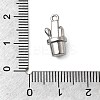 304 Stainless Steel Pendant Rhinestone Settings STAS-B167-05P-3