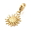 Sun 304 Stainless Steel Pendant Decorations STAS-R159-63G-2