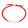 1Pc Adjustable Nylon Cord Slider Bracelets for Women BJEW-LP0001-32C-02-1