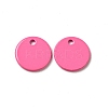 Spray Painted 201 Stainless Steel Charms STAS-G304-21D-1