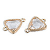Transparent K9 Glass Connector Charms LS-GLAA-N038-60-F13-2