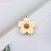 Opaque Resin Pendants RESI-WH0021-95B-01-1