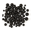 100Pcs 5 Styles Opaque Acrylic Beads MACR-TADJ0001-12B-3