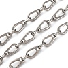 304 Stainless Steel Teardrop Link Chains CHS-S012-09P-1