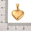 304 Stainless Steel Pendants STAS-P278-01T-G-1-3