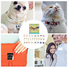 26Pcs 26 Styles Alloy Enamel Pendant Decorations HJEW-DR00005-6