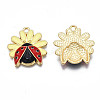 Rack Plating Alloy Enamel Pendants LS-ENAM-N055-057A-3