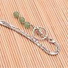 Antique Silver Plated Alloy Bookmarks AJEW-JK00116-3