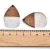 Epoxy Resin & Walnut Wood Pendants RESI-T057-11A-3