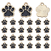120Pcs Alloy Enamel Pendants ENAM-FH0001-95A-1