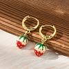 Brass Hoop Earrings EJEW-S251-04E-G-3