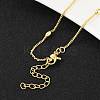 Brass Satellite Chains Necklace for Women LS-NJEW-P265-17G-3