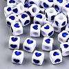 Opaque Acrylic European Beads OPDL-S078-09-1