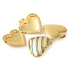 Rack Plating Brass Locket Pendant KK-H486-04G-01-2