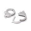 Tarnish Resistant 304 Stainless Steel Handcuff Clasps LS-STAS-D009-02-3