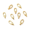 Brass Spring Gate Rings KK-J301-06G-3