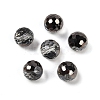 Transparent Electroplate Glass Beads EGLA-N002-31-G05-1