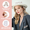 2 Sets 2 Colors Letter A-Z Imitation Pearl Cloth Patches PATC-TA0001-01-4