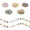 48Pcs 14 Styles Food Grade Eco-Friendly Silicone Focal Beads DIY-YW0008-83A-2