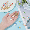 30Pcs Natural Cowrie Shell Pendants FIND-ME0002-51-3