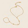 304 Stainless Steel Cable Chain Bracelets MG3461-1