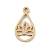 304 Stainless Steel Charms STAS-B062-04G-1