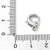 304 Stainless Steel Lobster Claw Clasps X-STAS-P423-06P-3