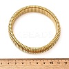 304 Stainless Steel Stretch Bracelets for Women Men BJEW-A031-02A-G-3