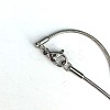 304 Stainless Steel Herringbone Chain Necklaces X-NJEW-N0047-02-3