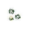 PVC Candle Wreath AJEW-NB00003-7