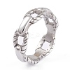 Tarnish Resistant Unisex 304 Stainless Steel Finger Rings RJEW-K233-03-P-2