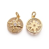 Brass Pendants KK-I656-16G-2