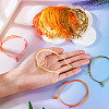 60Pcs 6 Colors Nylon Cord Bracelet Making BJEW-TA00669-6