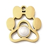 304 Stainless Steel Enamel Pendants STAS-I336-25G-1