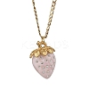 3Pcs Acrylic Rhinestone Pendant Necklaces NJEW-JN05442-03-2