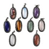 Natural & Synthetic Mixed Gemstone Pendants G-I370-07AS-1