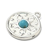 Dyed Synthetic Turquoise Pendants LS-STAS-G374-05S-19-2