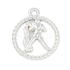 Twelve Constellations Alloy Pendants PALLOY-Q006-01E-S-1