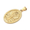 Religion Theme 304 Stainless Steel Pendants STAS-F336-06E-G-2