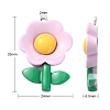 30Pcs 6 Colors Opaque Resin Pendants RESI-CJ0003-08-2