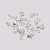 Grade AA Brass Ice Pick Pinch Bails for Pendant Making X-KK-M008-a-08S-NR-2