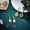 40Pcs Brass Leverback Earring Findings KK-CN0003-02-4