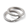 Non-Tarnish 304 Stainless Steel Split Key Rings STAS-Q314-01D-P-2
