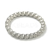 Non-Tarnish Adjustable 304 Stainless Steel Twist Spring Wire Bracelets BJEW-H617-11P-1